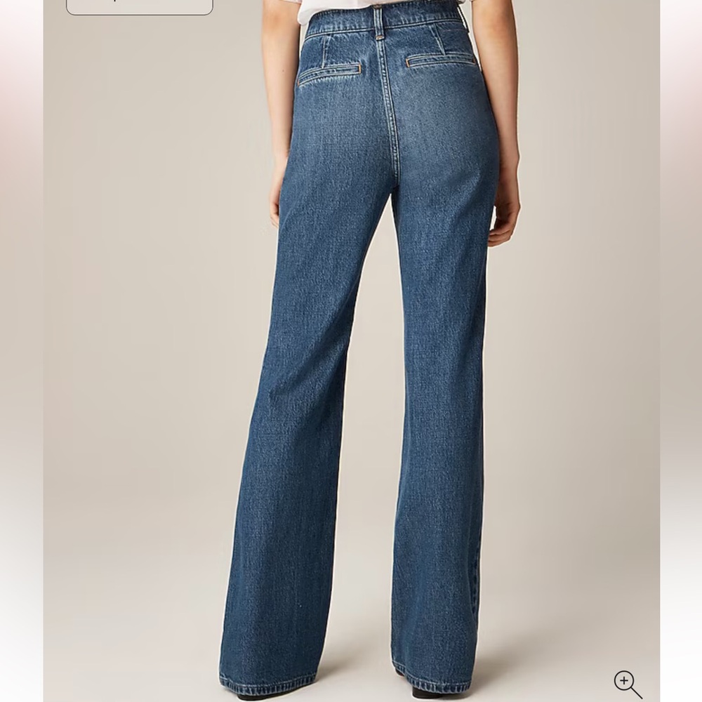 J.Crew Tall High Rise Flare Jeans 26T Coastal Cowgirl Discontinued - Picture 3 of 7